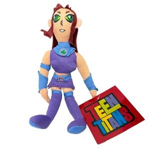Cartoon Network DC Teen Titans Star fire Plush (Toy Network) 2005 10"
